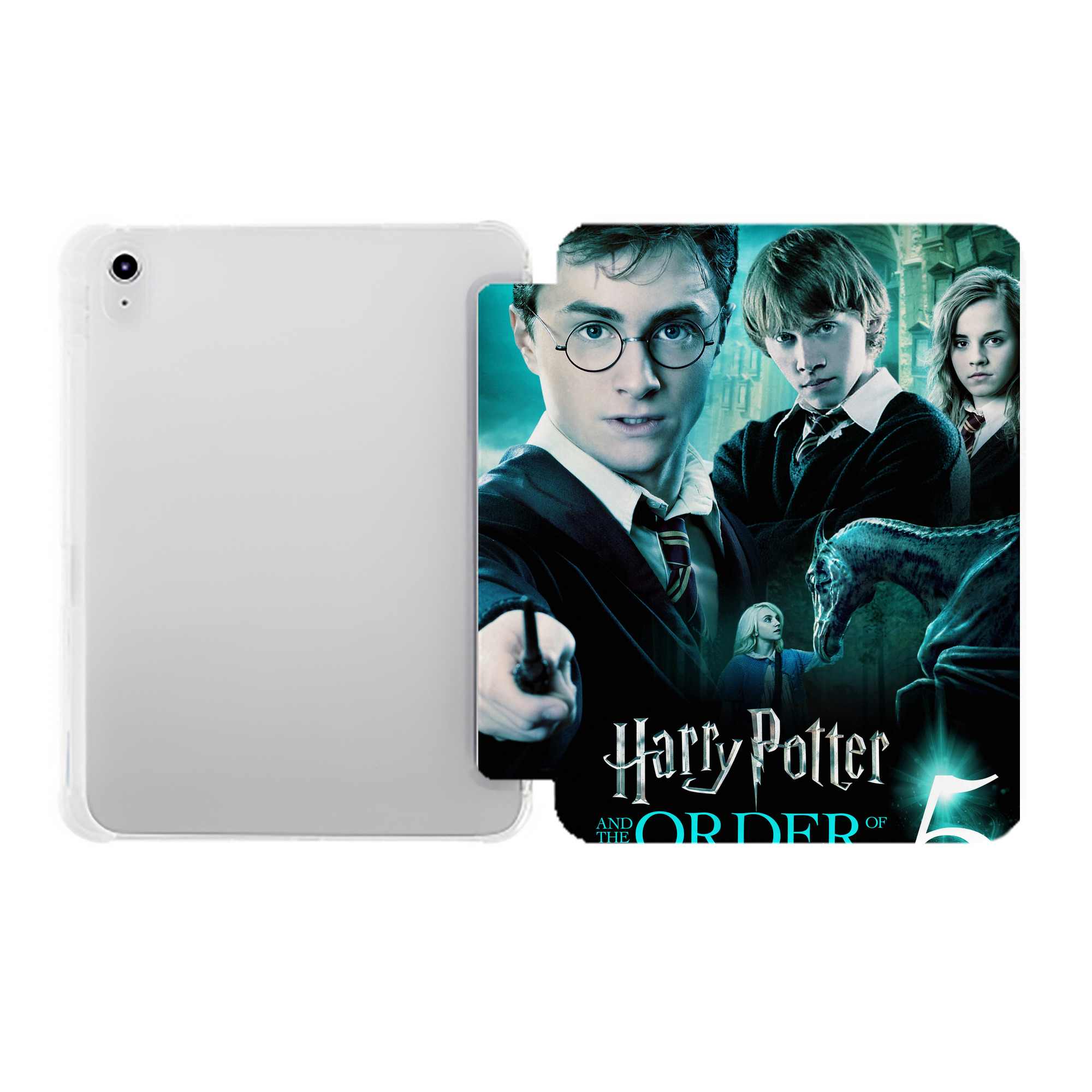 （画像用） Harry Potter ハリー・ポッターシリーズ IPad ケース ペン収納付き 三つ折りスタンド PUレザー×シリコン 対応機種9.5/10.5/10.9インチ